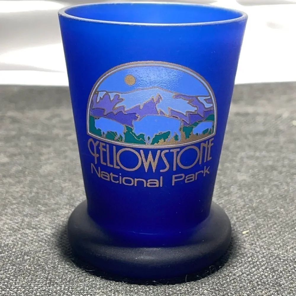Yellowstone national park shot glass